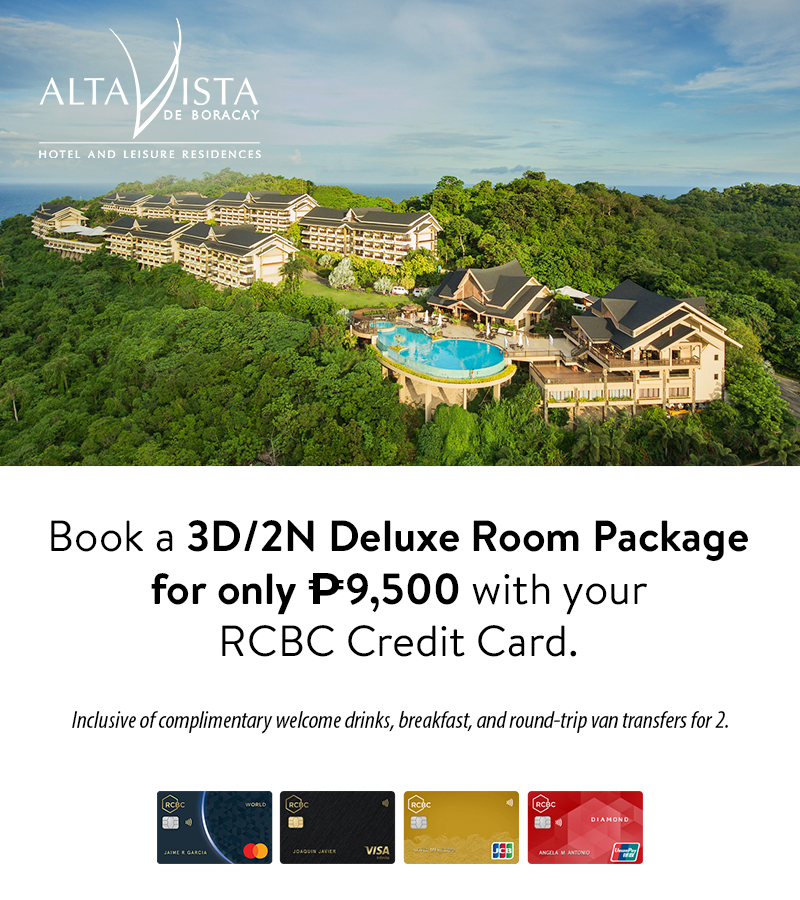 20% OFF at Alta Vista de Boracay | RCBC Credit Cards