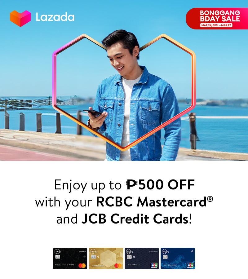 Up To ₱500 OFF At Lazada’s Bonggang Birthday Sale | RCBC Credit Cards