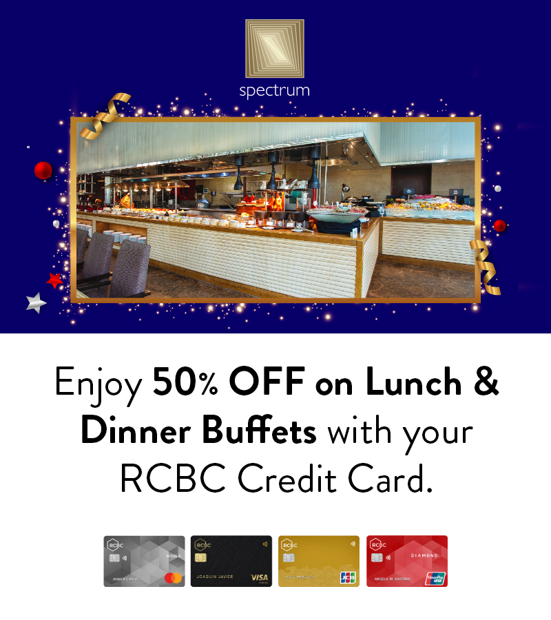 50% OFF at Spectrum | RCBC Credit Cards