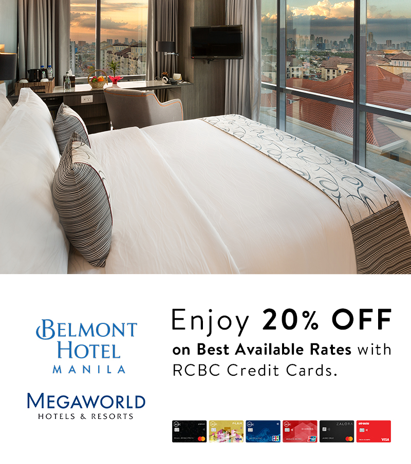 20% Off At Belmont Hotel Manila
